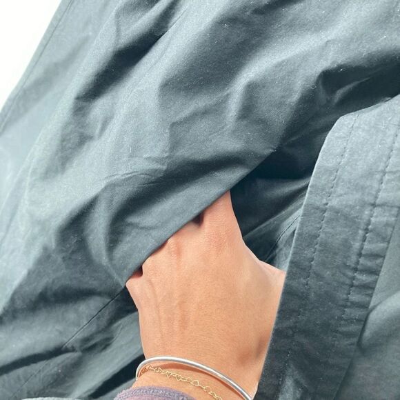 Banana Republic Women’s Black Cotton Belted Trench Coat Medium - Picture 12 of 15